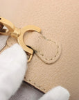 Pre-Loved Bamboo Handbag Leather with Gold Hardware, Beige