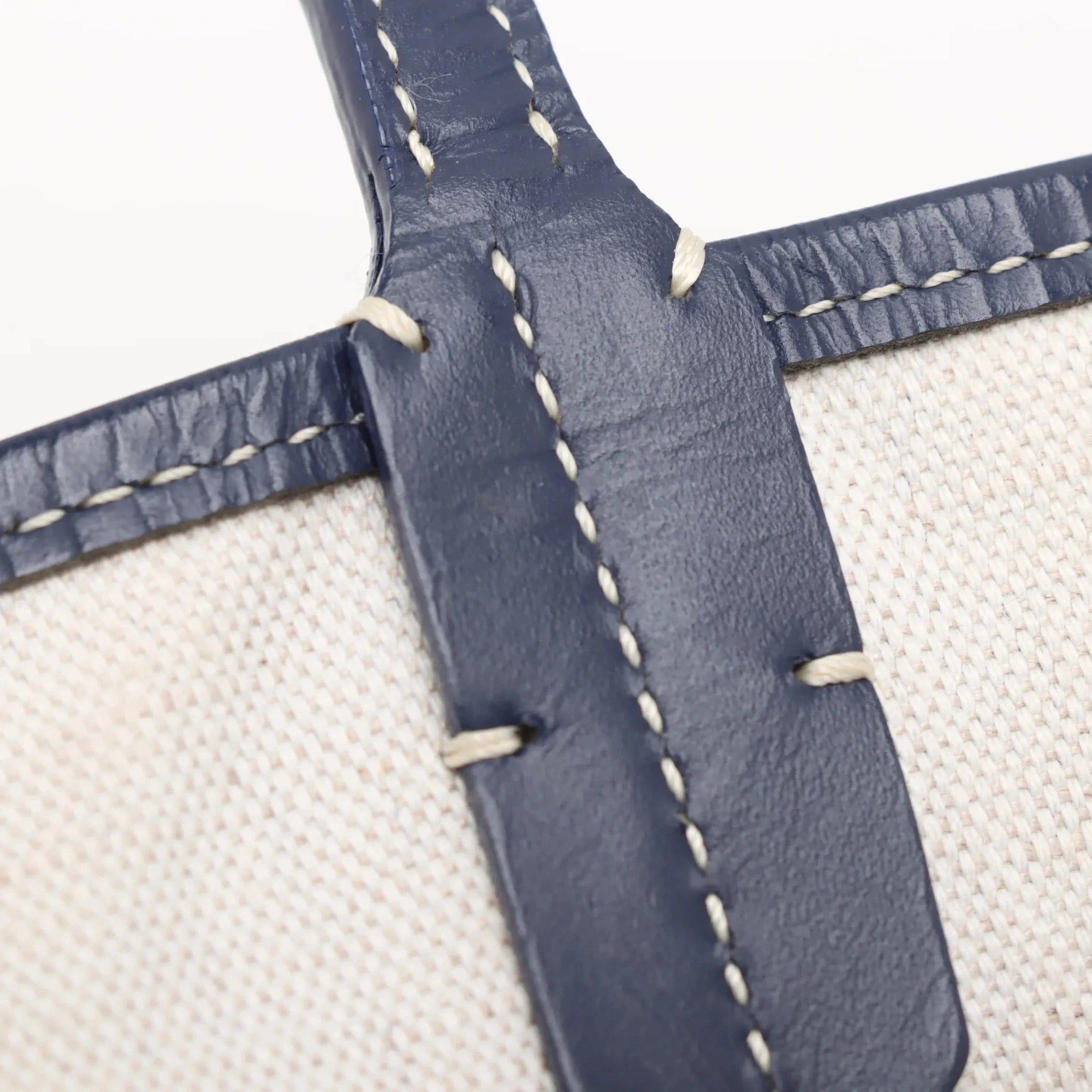 Pre-Loved Saint Louis Tote Goyardine Coated Canvas PM, Navy Blue