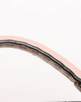 Pre-Loved Peekaboo Selleria Handbag Leather Mini with Silver Hardware, Pink