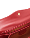 Pre-Loved Handbag Leather with Gold Hardware, Red