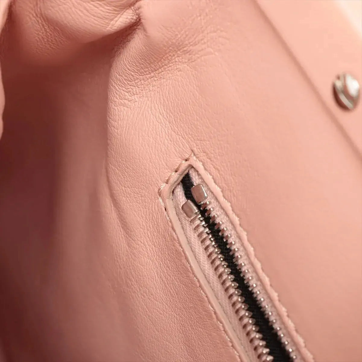 Pre-Loved Peekaboo Handbag Leather Mini with Silver Hardware, Pink