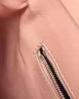 Pre-Loved Peekaboo Handbag Leather Mini with Silver Hardware, Pink