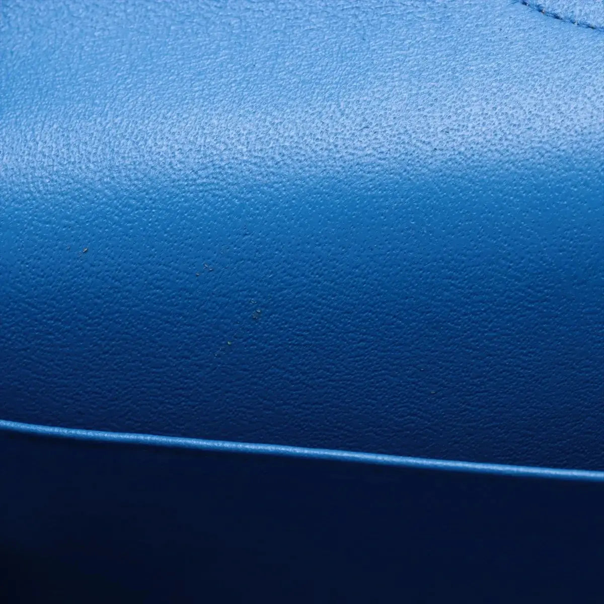 Pre-Loved Classic Double Flap Shoulder Bag Quilted Leather Jumbo with Ruthenium Hardware, Blue