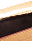 Pre-Loved Brea Handbag Monogram Patent Leather MM with Gold Hardware, Amarante