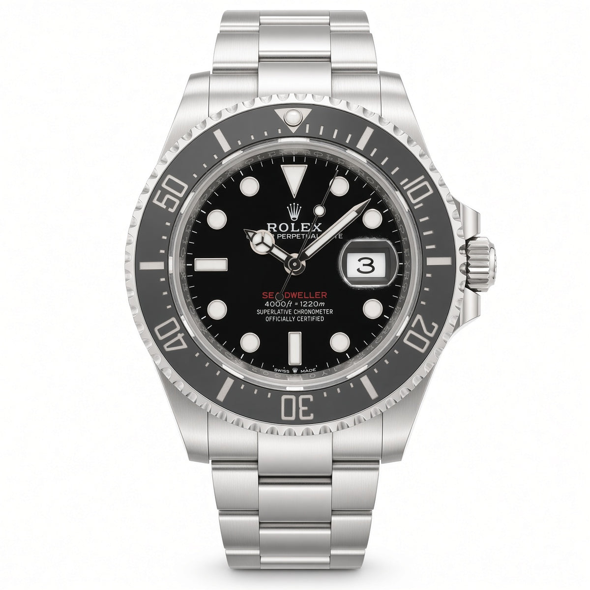 Pre-Loved Sea-Dweller 126600, Black Dial