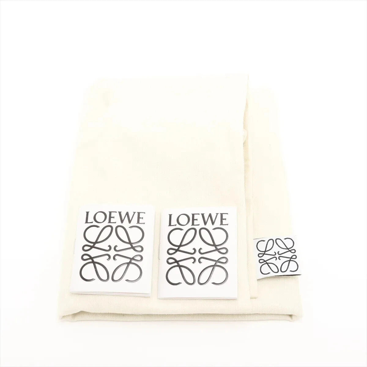 Pre-Loved Cushion Anagram Tote Tote Anagram Canvas Coated with Silver Hardware, Grey and Navy