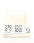 Pre-Loved Cushion Anagram Tote Tote Anagram Canvas Coated with Silver Hardware, Grey and Navy