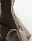 Pre-Loved Big Bag Tote Leather Small with Silver Hardware, Taupe