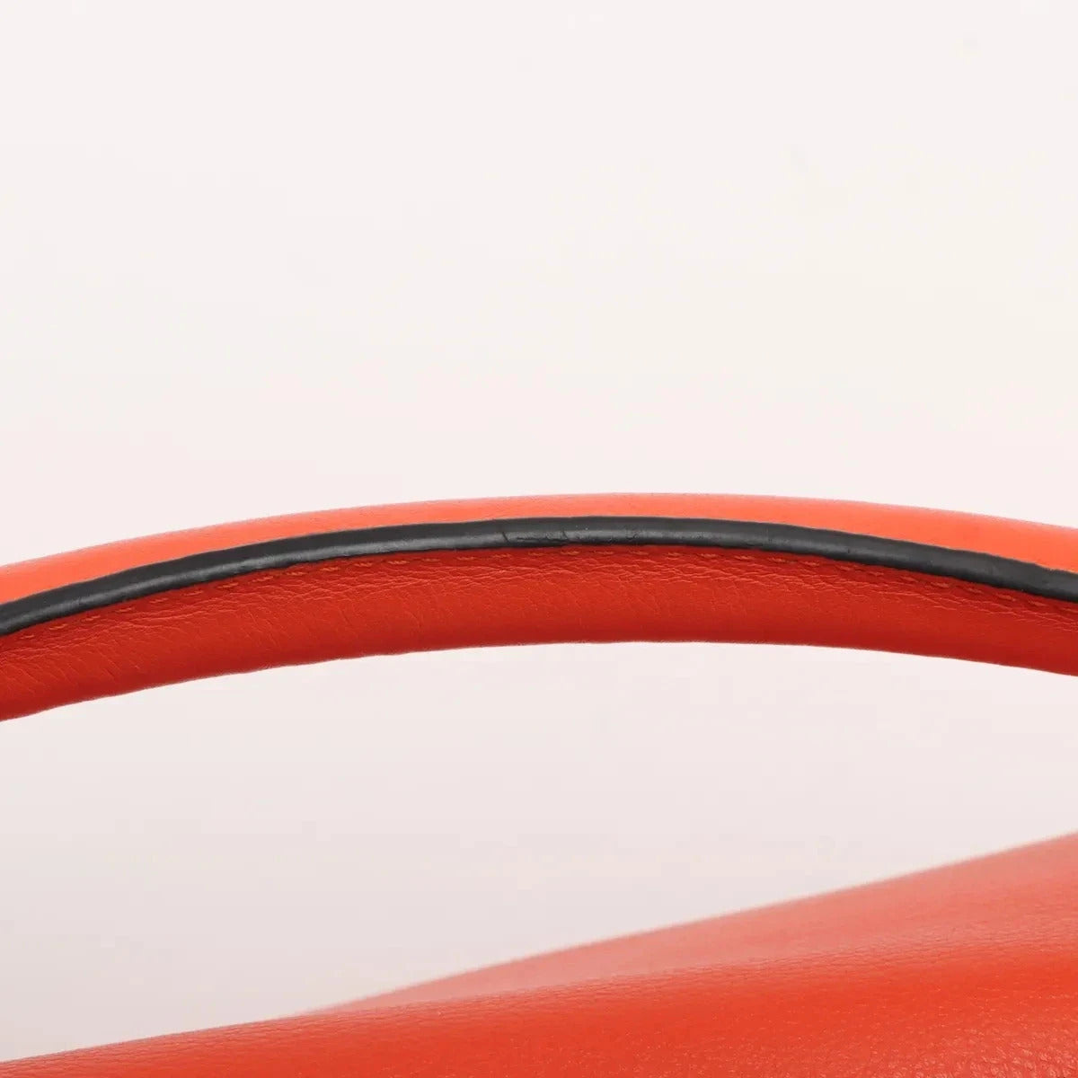 Pre-Loved Puzzle Handbag Colorblock Leather Medium with Gold Hardware, Orange