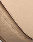 Pre-Loved Bamboo Handbag Leather with Gold Hardware, Beige