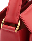 Pre-Loved Handbag Leather with Gold Hardware, Red