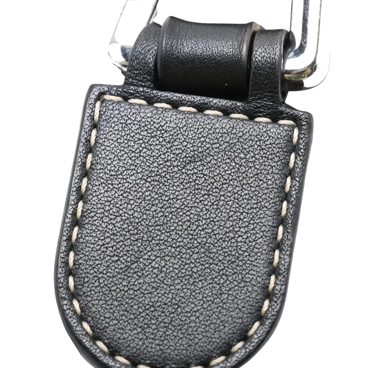 Pre-Loved Puzzle Handbag Embroidered Leather Small with Silver Hardware, Black Multicolor