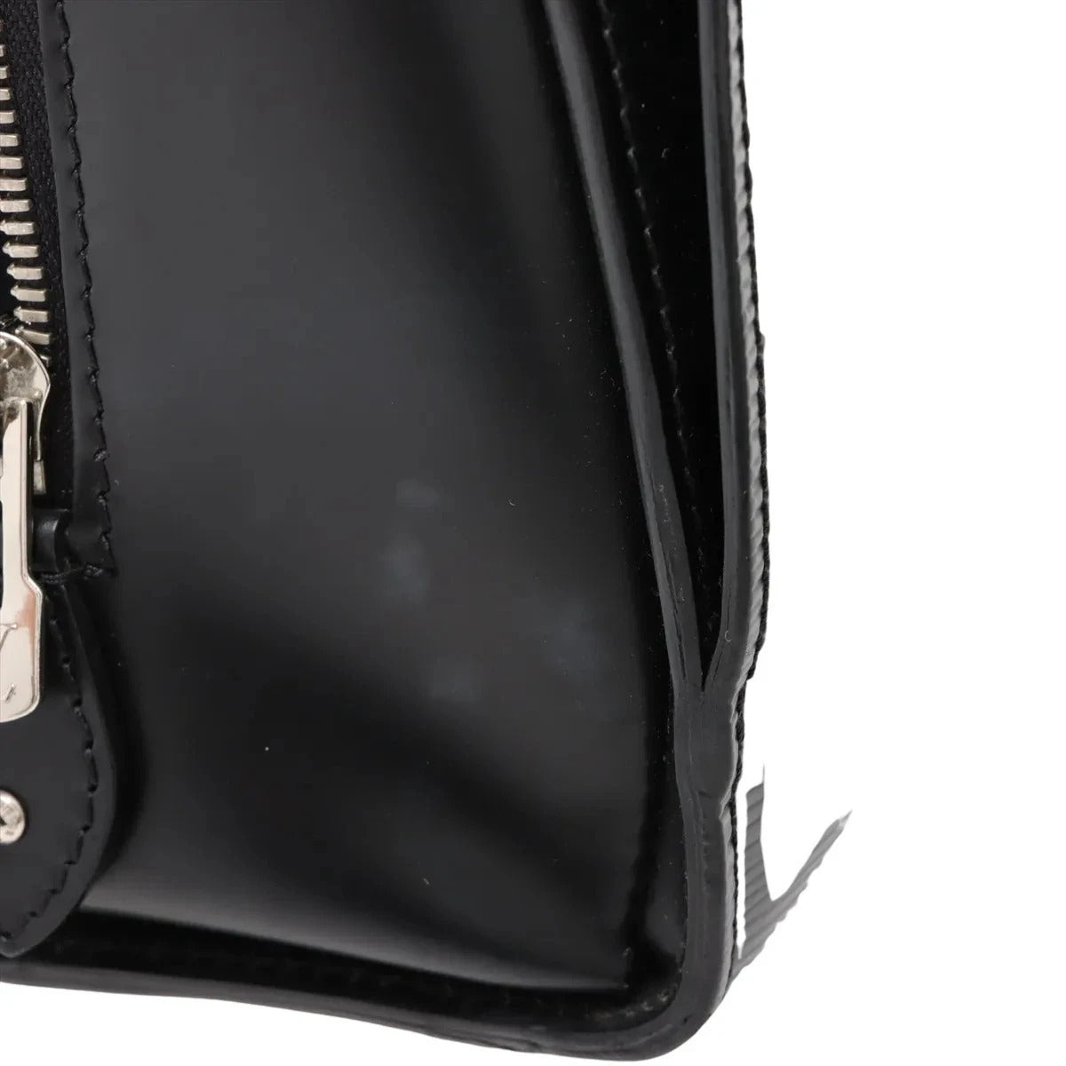 Pre-Loved Pont Neuf Handbag Leather GM with Silver Hardware, Black