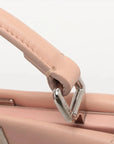 Pre-Loved Peekaboo Handbag Leather Mini with Silver Hardware, Pink