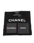 Pre-Loved 2.55 Reissue Double Flap Shoulder Bag Quilted Jersey 226 with Aged Silver Hardware, Black