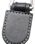 Pre-Loved Puzzle Handbag Embroidered Leather Small with Silver Hardware, Black Multicolor