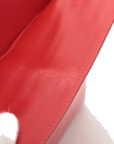 Pre-Loved Handbag Leather with Gold Hardware, Red