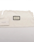 Pre-Loved Queen Margaret Shoulder Bag Monogram Canvas Coated with Aged Gold Hardware Medium, Beige Ebony with Ivory Trim