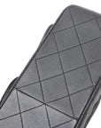 Pre-Loved Classic Double Flap Shoulder Bag Quilted Leather Jumbo with Gold Hardware, Black