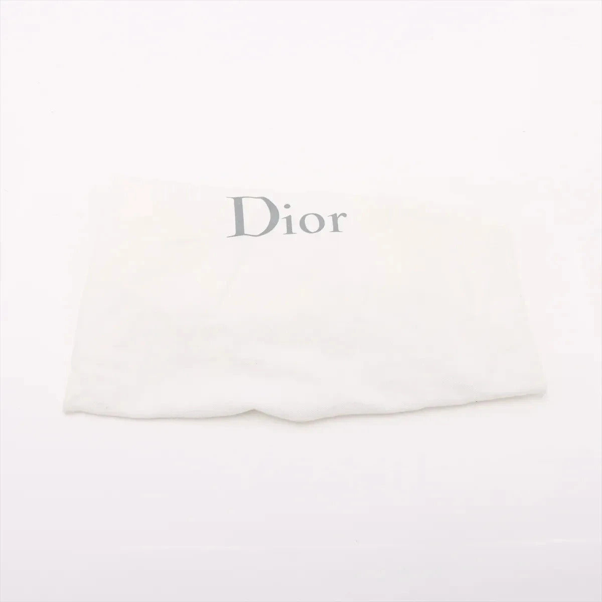 Pre-Loved Diorama Wallet on Chain Crossbody Bag Cannage Micro-Cannage Leather Small with Silver Hardware, Silver