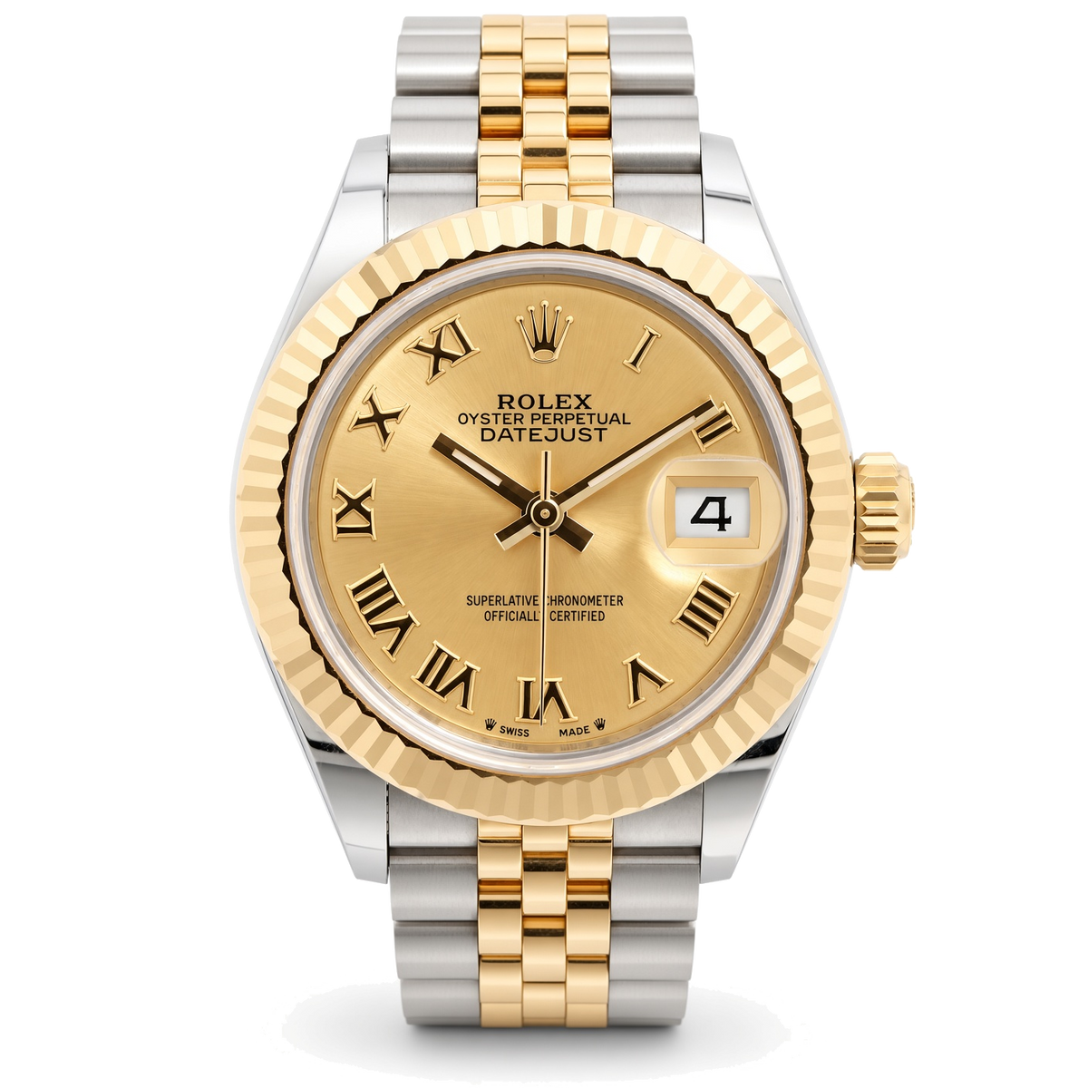 Pre-Loved Lady-Datejust 279173, Champagne Roman Dial
