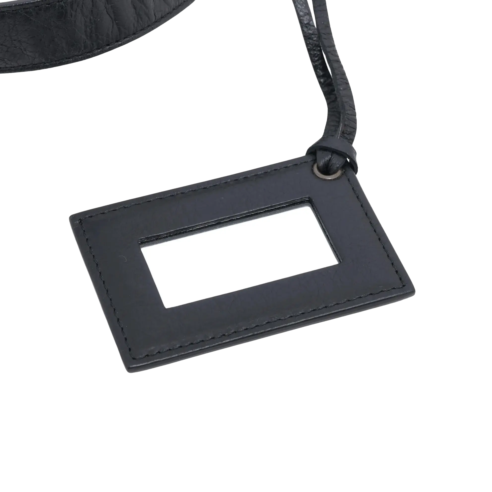 Pre-Loved Classic City Handbag Striped Leather Small with Aged Bronze Hardware, Black, White, Pink, Red