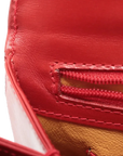 Pre-Loved Handbag Leather with Gold Hardware, Red