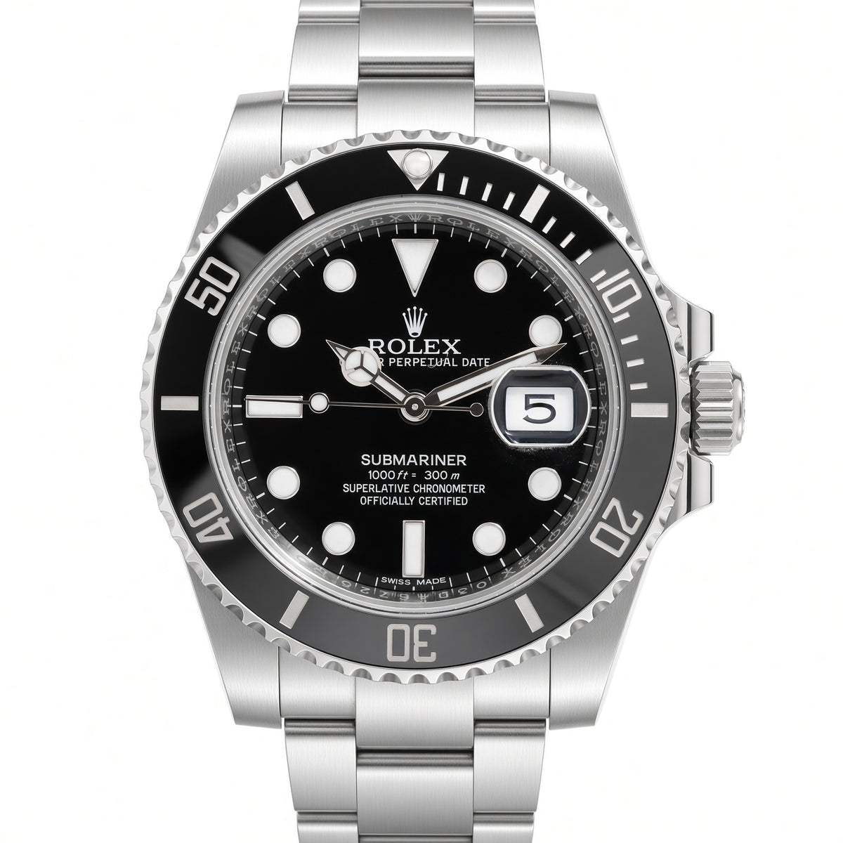 Pre-Loved Submariner Date 116610LN, Black Dial