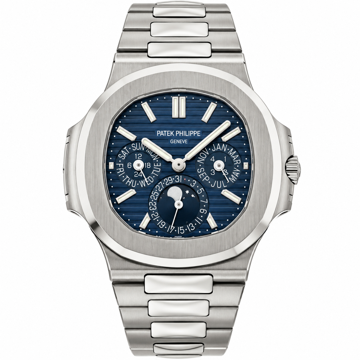 Pre-Loved Nautilus Perpetual Calendar 5740/1G-001, Blue Dial