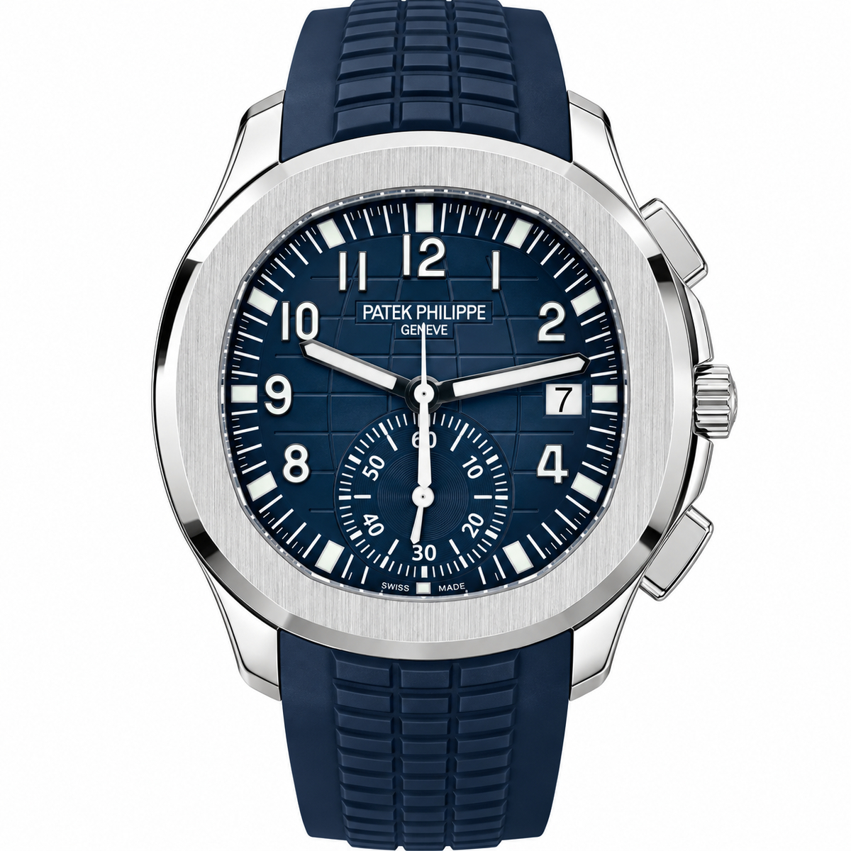 Pre-Loved Aquanaut Chronograph 5968G-001, Blue embossed Dial