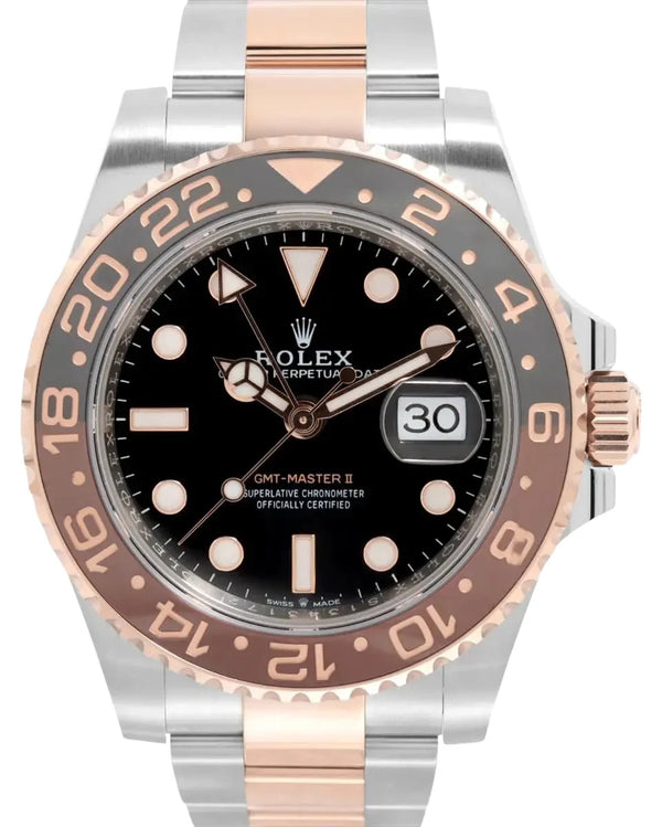 Rolex, Pre-Loved Gmt Master Ii 126711CHNR, Automatic, Steel and Rose Gold, 40