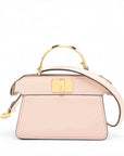 Pre-Loved Peekaboo Handbag Leather Micro with Gold Hardware, Pink