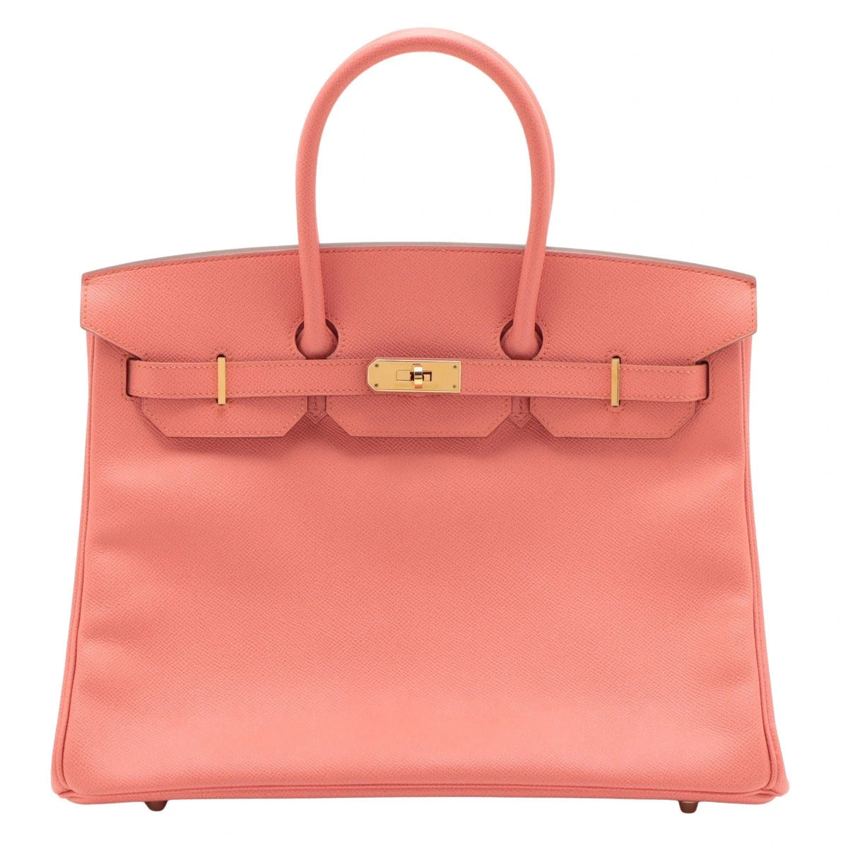 Pre-Loved Birkin Handbag Leather 35 with Gold Hardware, Pink