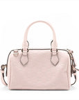 Pre-Loved Boston Bag Handbag Guccissima Leather Mini with Gold Hardware, Light Pink