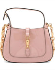 Pre-Loved Jackie 1961 Shoulder Bag Patent Leather Mini with Gold Hardware, Pink