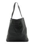 Pre-Loved Nappa Leather Hobo Shoulder Bag Leather with Gold Hardware, Black