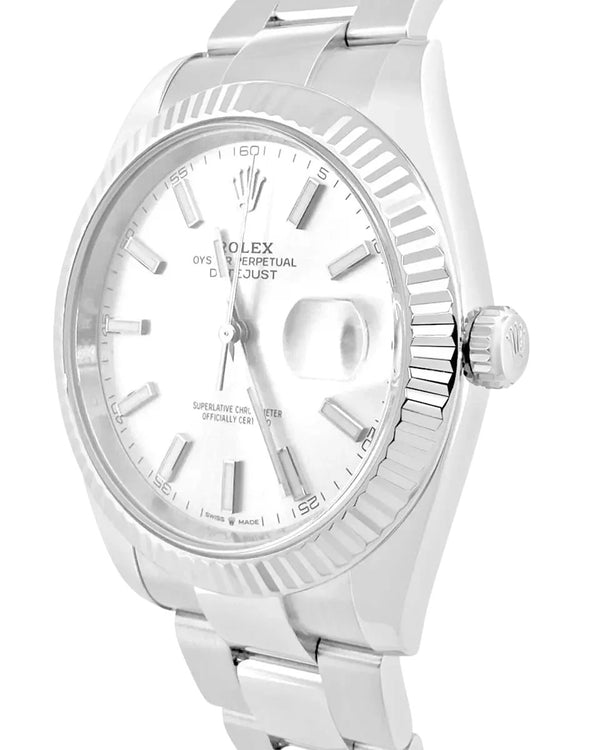 Rolex, Pre-Loved Datejust 126334, Automatic, Steel and White Gold, 41