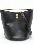 Pre-Loved Bucket 16 Bucket Bag Leather with Gold Hardware, Black