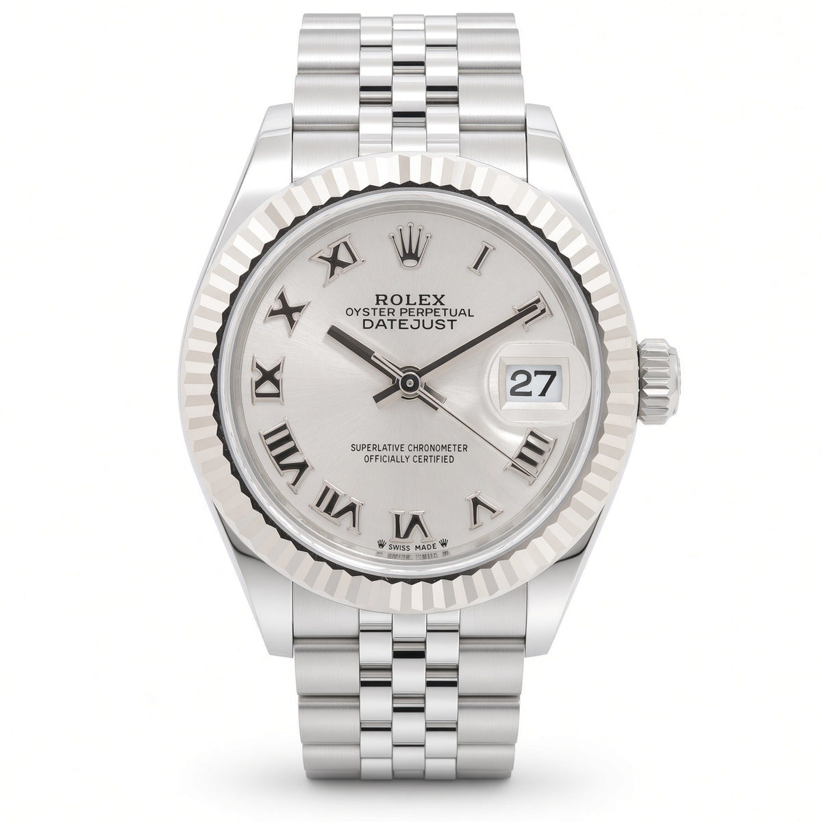 Pre-Loved Lady-Datejust 279174, White Roman Dial