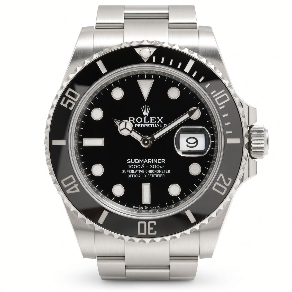 Pre-Loved Submariner Date 126610LN, Black Dial