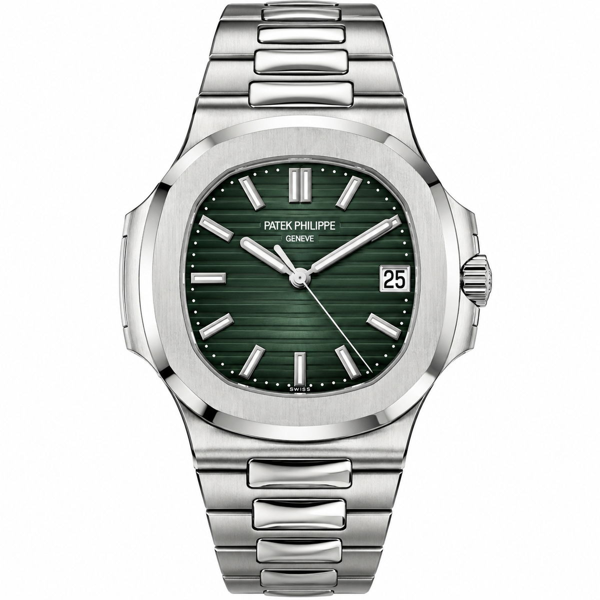 Pre-Loved Nautilus Date 5711/1A-014, Olive green Dial