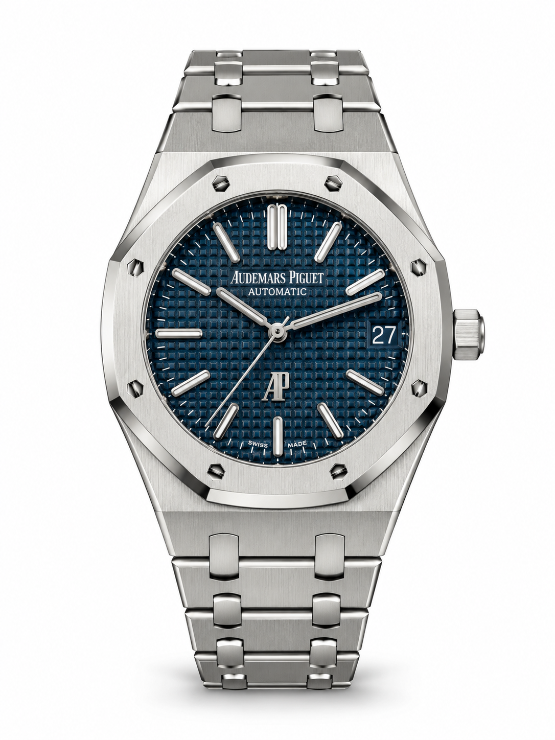 Pre-Loved Royal Oak Selfwinding 41 mm 15510ST.OO.1320ST.06, Blue Grande Tapisserie Dial
