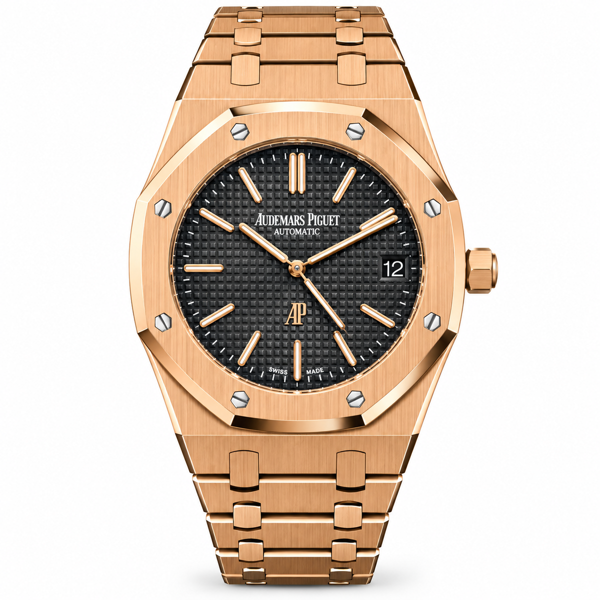 Pre-Loved Royal Oak 'Jumbo' Extra-Thin 39 mm 16202OR.OO.1240OR.02, Smoked slate-grey Dial