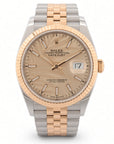 Pre-Loved Datejust 36 126233, Champagne Palm Dial
