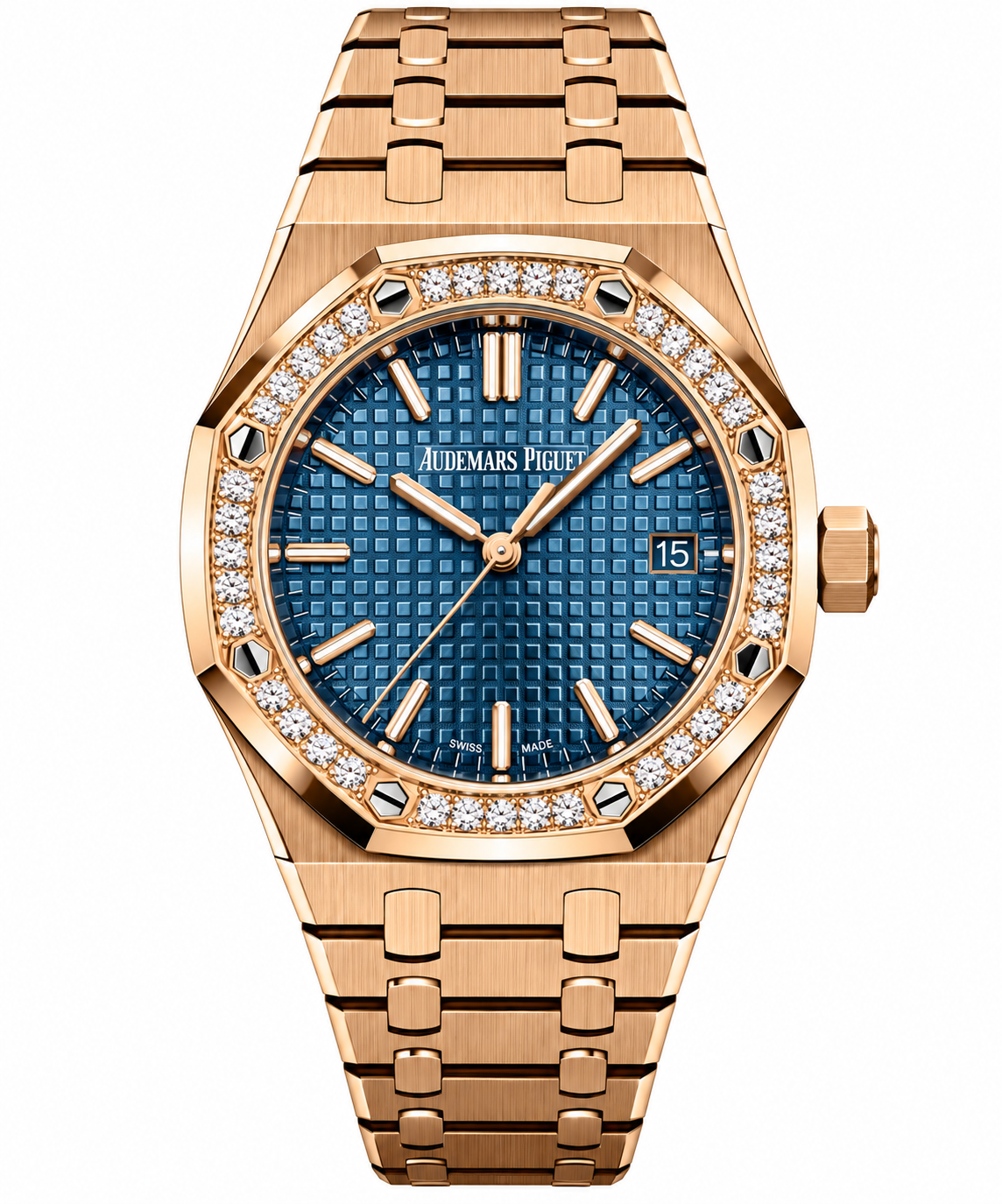 Pre-Loved Royal Oak Ladies (diamond-set) 67651OR.ZZ.1261OR.02