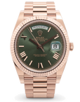 Pre-Loved Day-Date 40 228235, Green (Olive) Dial