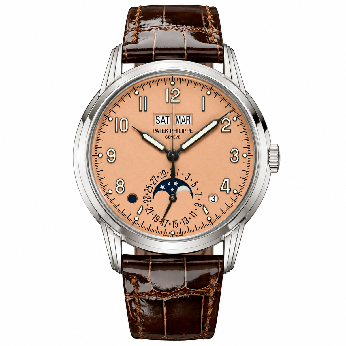 Pre-Loved Perpetual Calendar 5320G-011, Gilded opaline rose gold Dial