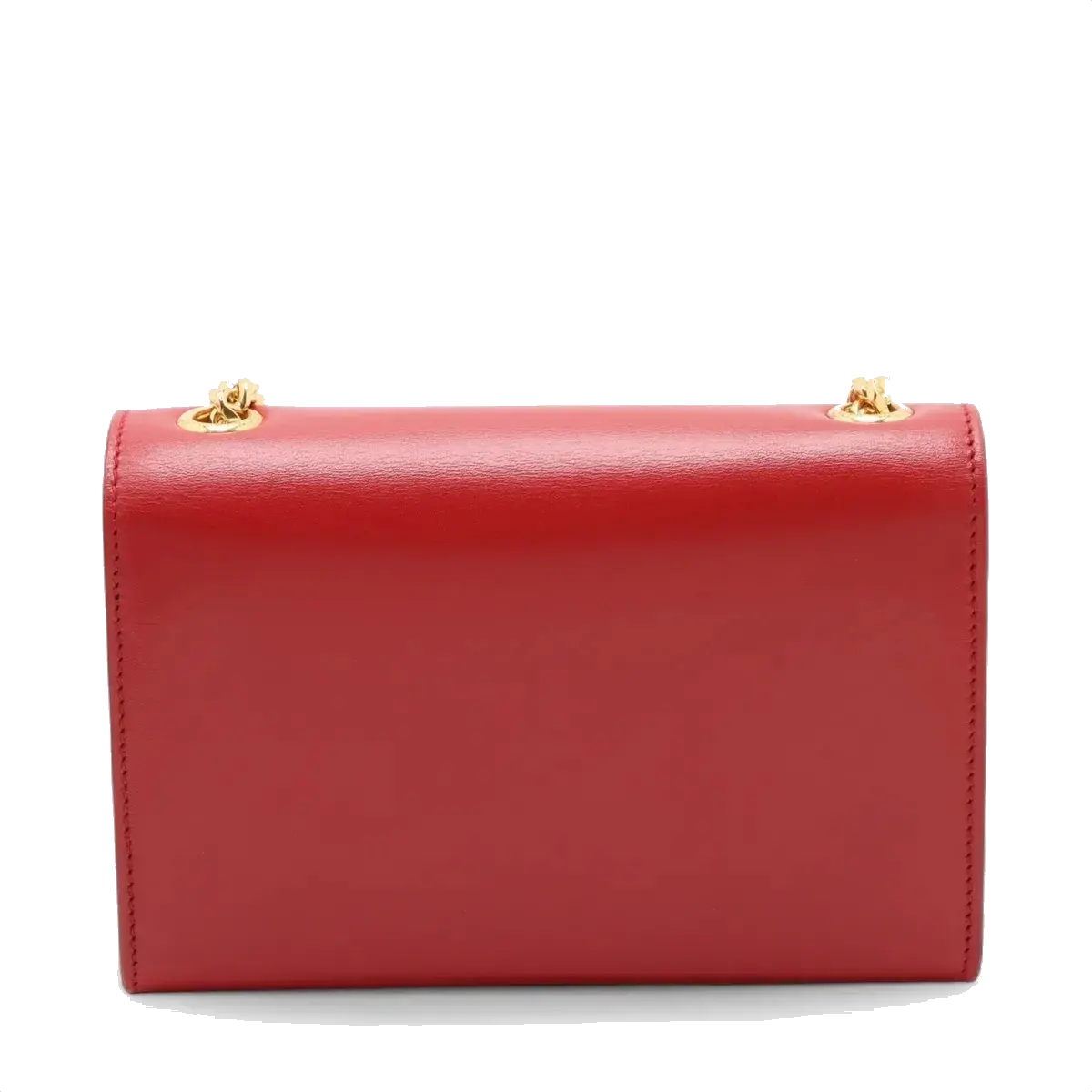 Pre-Loved Kate Tassel Crossbody Bag Leather Small with Gold Hardware, Red