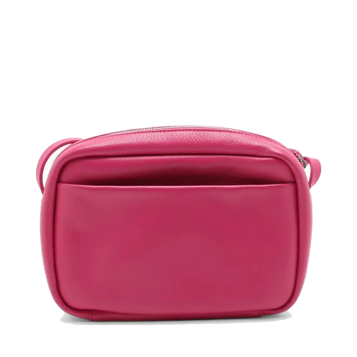 Pre-Loved Everyday Camera Bag Crossbody Bag Leather XS with Silver Hardware, Pink