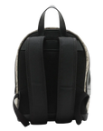 Pre-Loved GG Supreme Backpack GG Supreme Coated Canvas Small with Silver Hardware, Beige/Ebony